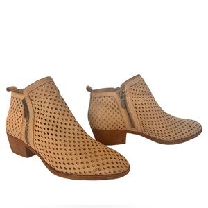 Lucky Brand Perforated Basel Ankle Boots Size 7